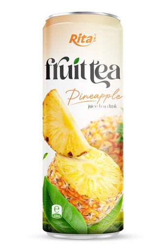 Supplier OEM 330ml Sleek Can Pineapple Tea Drink