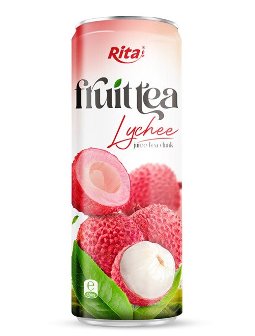 330ml_Sleek_alu_can_taste_Lychee_juice_tea_drink