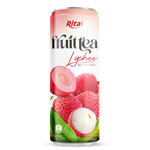 330ml_Sleek_alu_can_taste_Lychee_juice_tea_drink