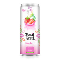 330ml_cans_Basil_seed_drink_with_Strawberry_juice