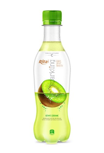 400ml Pet bottle Kiwi Flavor Sparkling Drink