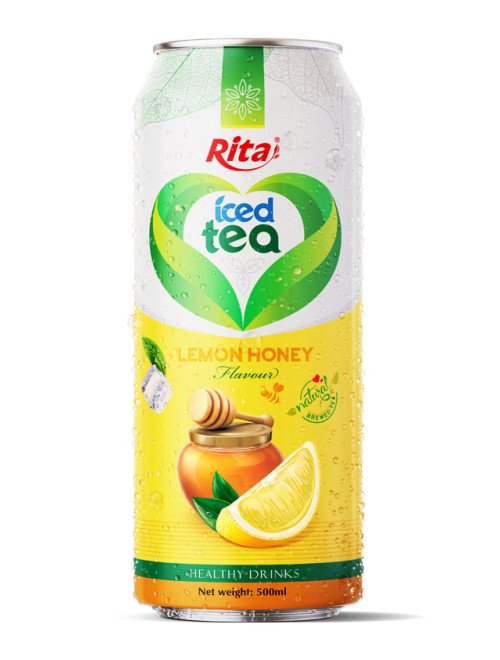 500ml_Alu_Can_Lemon_Honey_Flavor_Iced_Tea_Drink