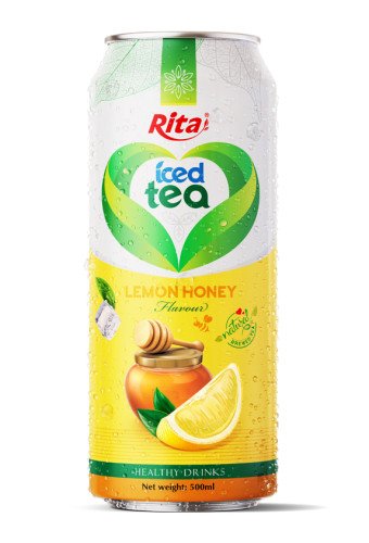 500ml Alu Can Lemon Honey Flavor Iced Tea Drink