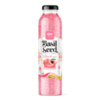 Basil_seed_drink_with_peach_flavor