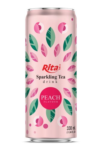 Best Sparkling Tea drink peach flavour