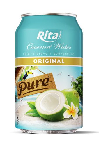 330ml best natural Rita coconut water own brand