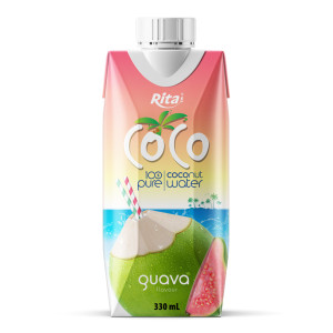 COCO-100-pure-coconut-water-with-guava-flavour-330ml-Paper-box