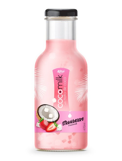 Coconut_milk_with_nata_coco_strawberry_470ml_glass_bottle
