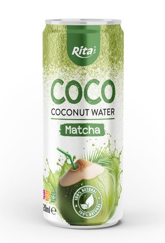 Rita Coco 100% Coconut Water Matcha Flavour 320ml Can