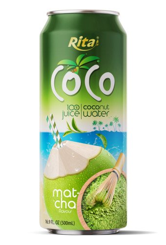 Rita Coco 100% Coconut Water Matcha Flavour 500ml Can