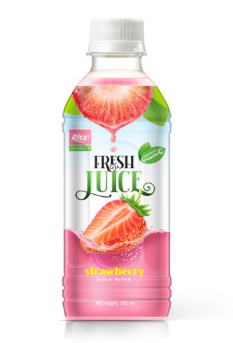 High quality tropical Fresh Strawberry juice 350ml