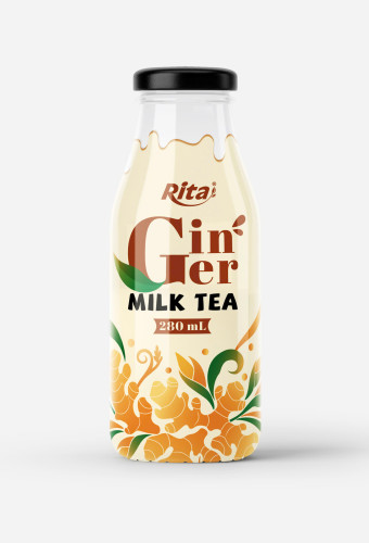 Rita Ginger Milk Tea 280ml Glass Bottle