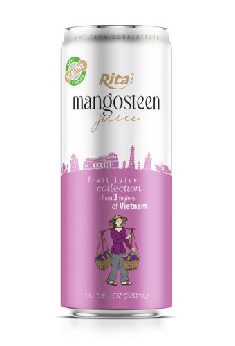 Good Quality 320ml Canned Healthy Fruit Juice Pure Mangosteen Juice