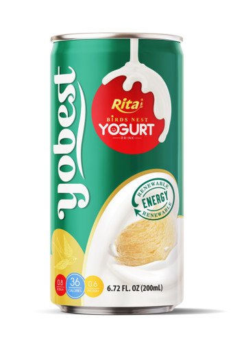 Hight Quality 200ml Canned Birds Nest Yogurt Drink