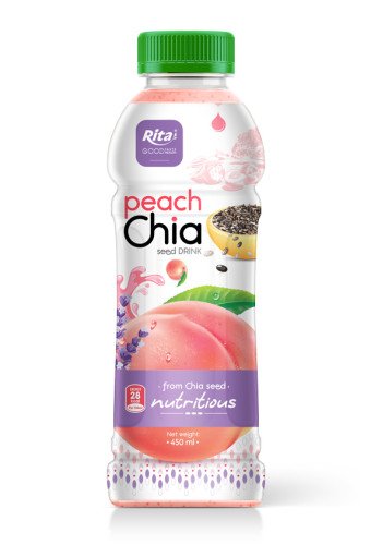 Bulk NFC Peach chia seed 450ml