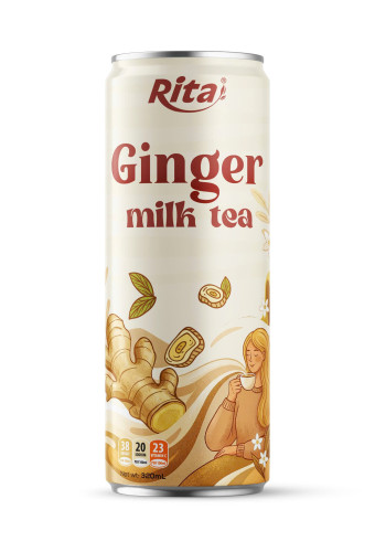 Rita Brand Premium Ginger Milk Tea Drink 320ml Can