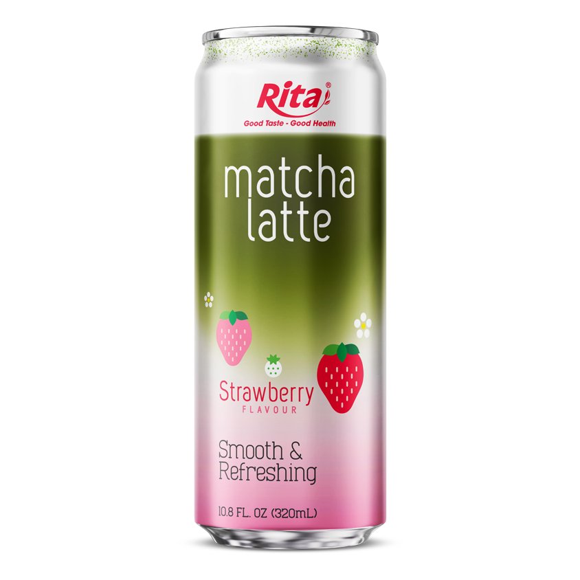Rita Matcha Latte Strawberry – 320ml Sleek Can