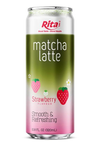 Rita Matcha Latte Strawberry – 320ml Sleek Can