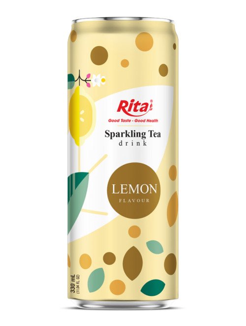 Sparkling_Tea_drink_lemon_flavour_330ml_sleek_canned__near_me