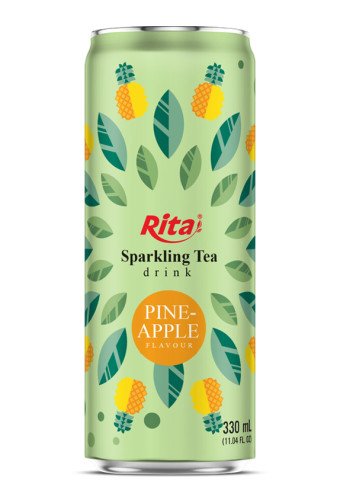 Sparkling Tea drink pineapple flavour 