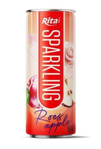 Rita Sparkling Rose Apple Flavor 250ml Sleek Can