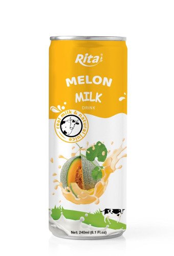 Supplier Real Milk Melon Juice 250ml Can