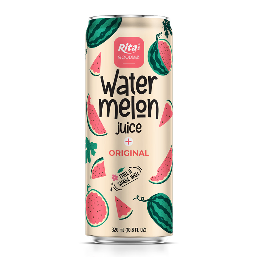 Rita Original Watermelon Juice 320ml Sleek Can 