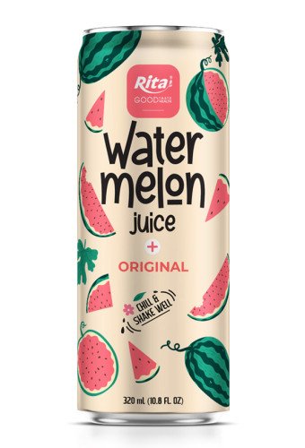 Rita Original Watermelon Juice 320ml Sleek Can 