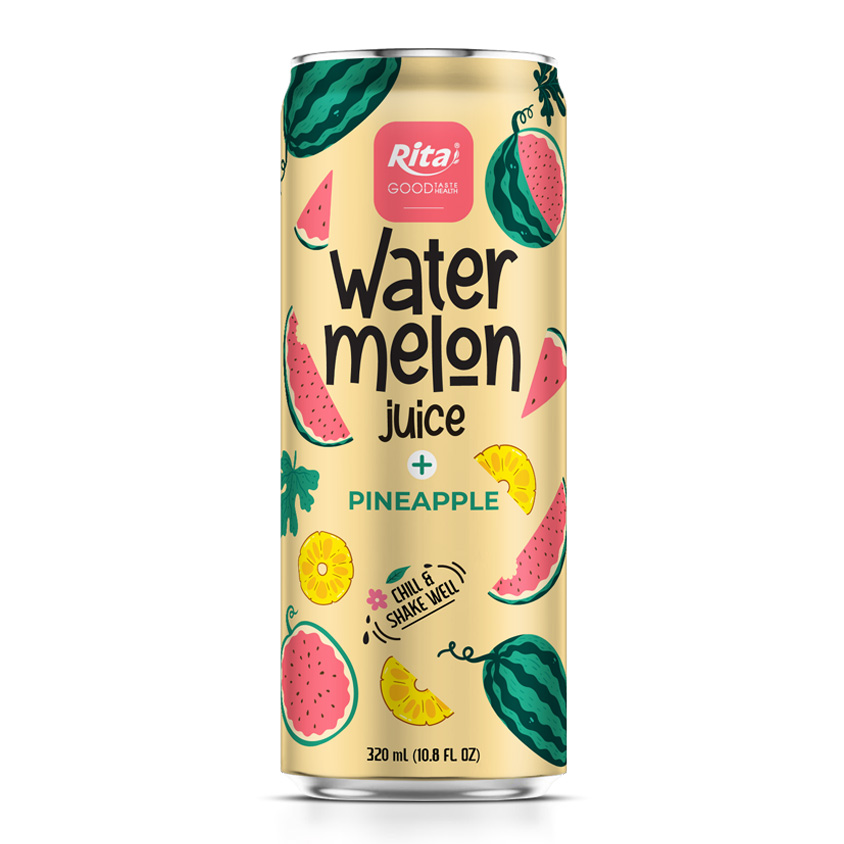 320ml Sleek Can Rita Watermelon Juice With Pineapple Drink