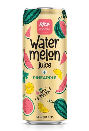 320ml Sleek Can Rita Watermelon Juice With Pineapple Drink