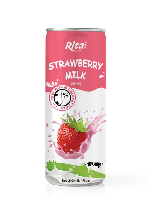 Wholesale-Good-Quality-Strawberry-Milk-250ml-Can