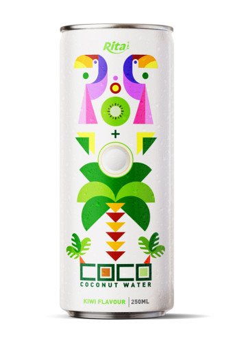 coconut water with kiwi flavour 250ml