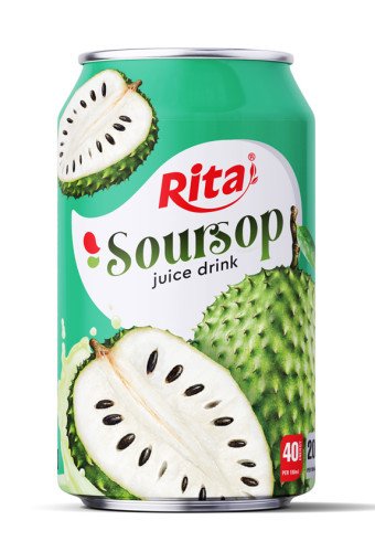Fresh Soursop Juice Drink 330ml Short Can