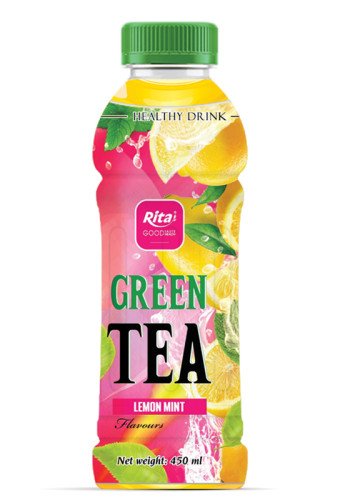 Wholesale Green Tea Drink With Lemon Mint Flavor