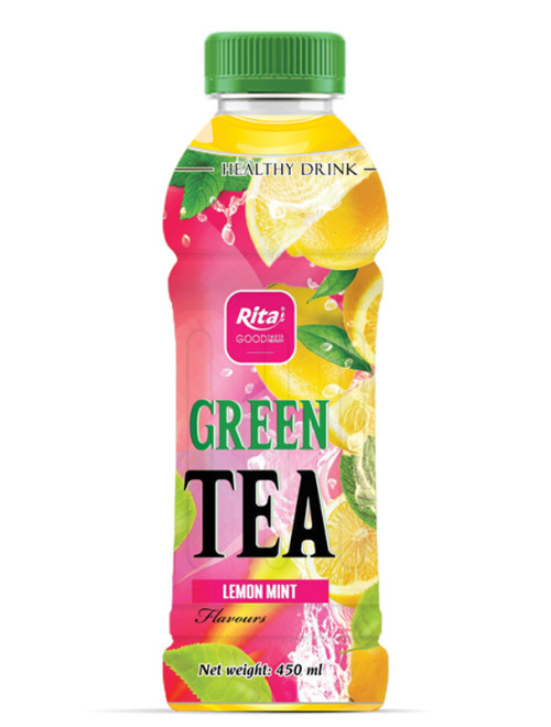 green-tea-drink-with-lemon-mint-flavor