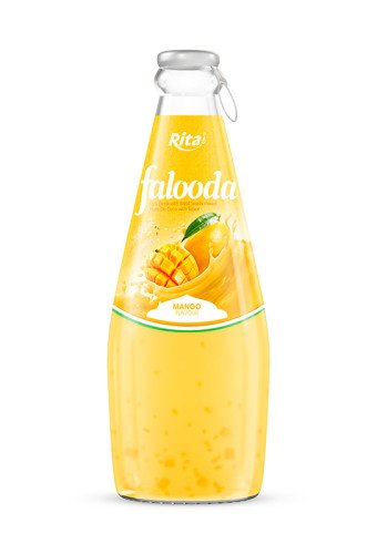 Supplier Falooda Mango Flavor 290ml Glass Bottle