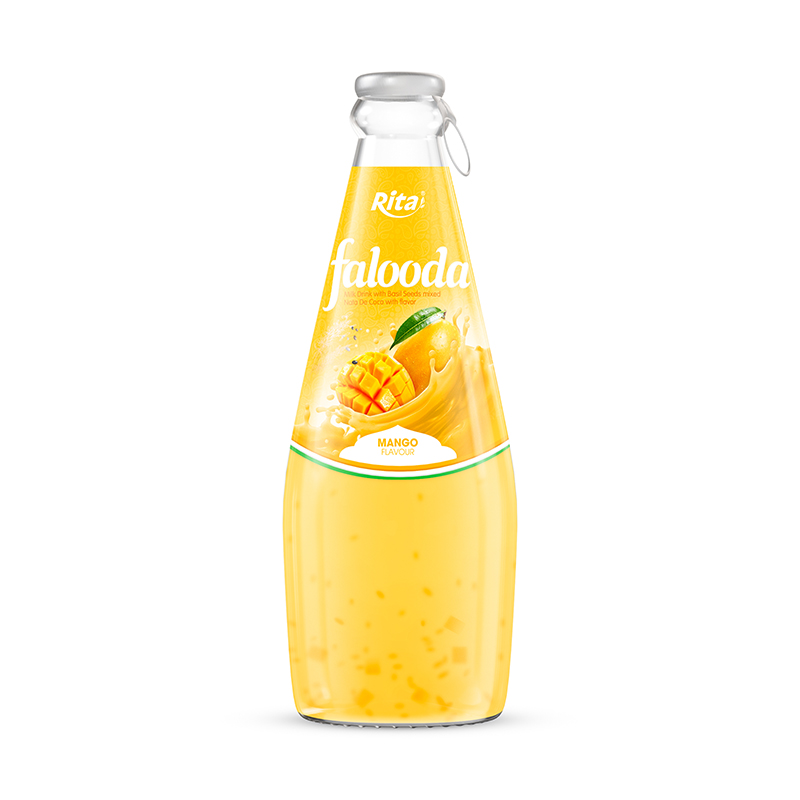 Supplier Falooda Mango Flavor 290ml Glass Bottle