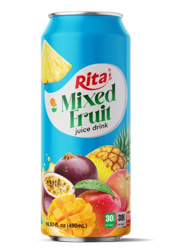 Fresh Flavor NFC 490ml Can Mixed Fruit Juice