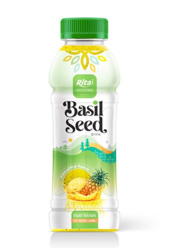 nutritious food Basil seed drink pineapple flavour
