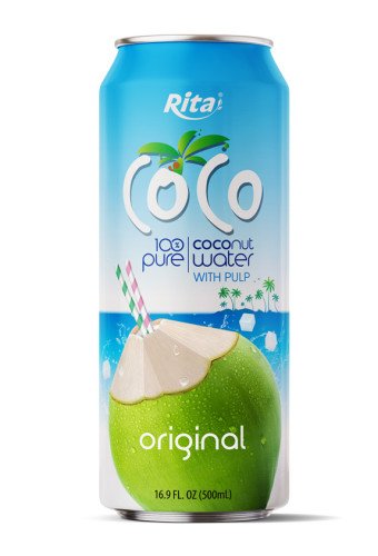 pure original Young Coconut water with Pulp