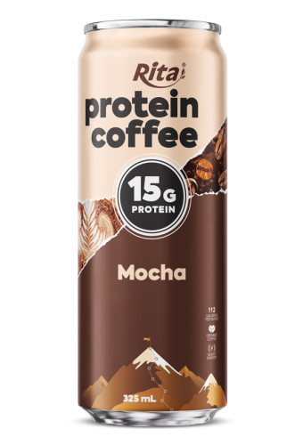 Rita High Protein Coffee Mocha Drink 15g Protein – RTD Coffee Beverage 325ml