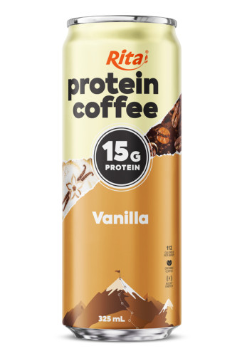 Rita High Protein Coffee Vanilla Drink 15g Protein – RTD Coffee Beverage 325ml