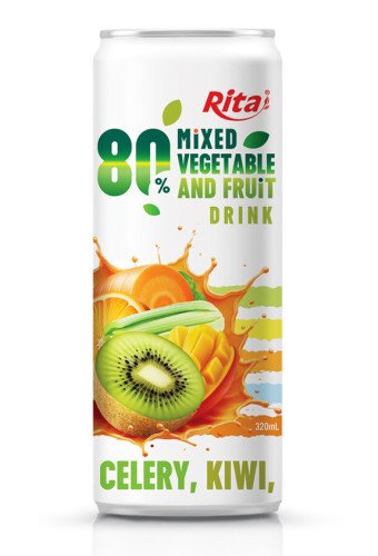 Beverage Suppliers Mixed Vegetable And Fruit Drink 320ml Can