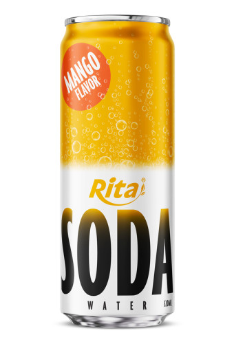Sparkling Mango Soda Water Drink 320ml Can