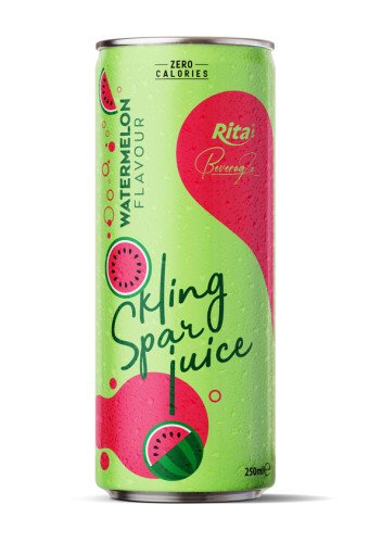 sparkling juice  with watermelon flavour 250ml cans