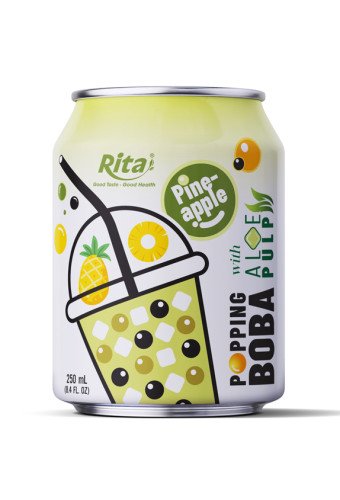 Good For Health 8.4 Fl Oz Cans Popping Boba Bubble Tea Mix Mango