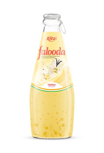 Wholesale 290ml Glass Bottle Falooda Vanilla Flavor